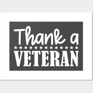 Thank A Veteran Tshirt Posters and Art